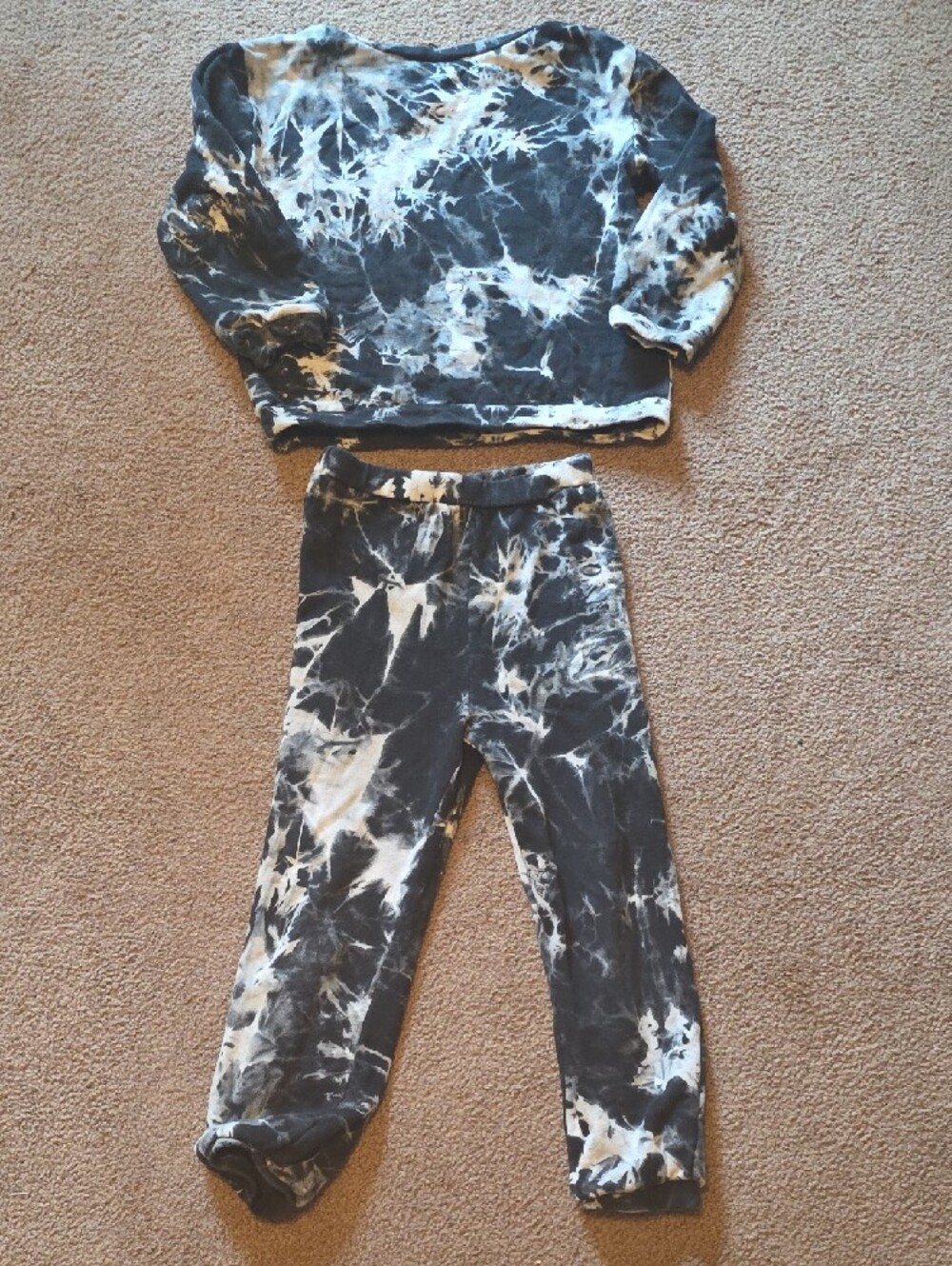 Kids Los Angeles' Sweatshirt & Joggers Set - Black/White - Picture 5 of 5